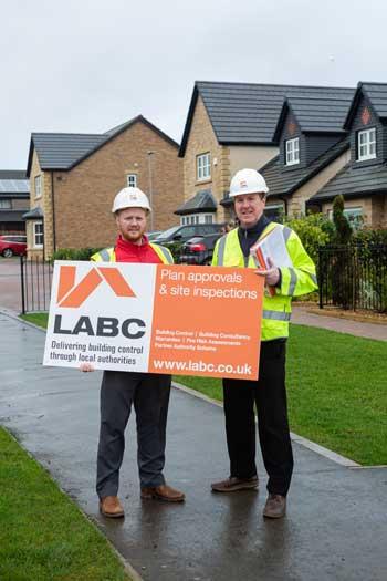 AT YOUR SERVICE &ndash; Ribble Valley Borough Council building surveyors Jimmy Mulkerrin and Steve Clarkson.