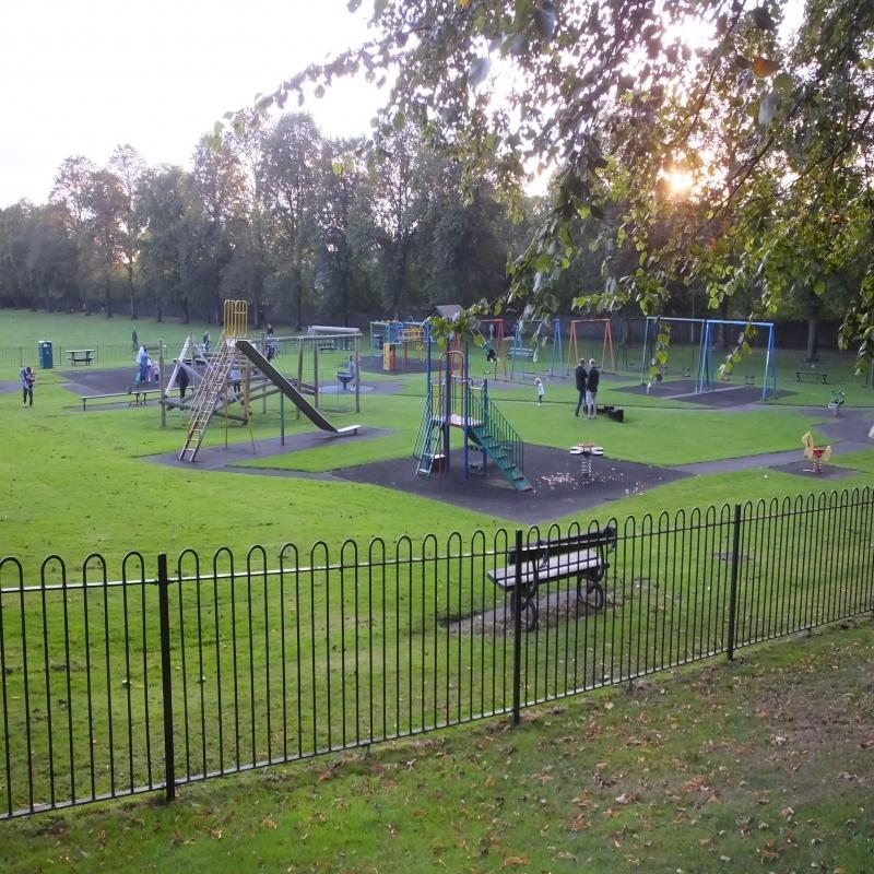 Clitheroe castle grounds playground