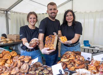 One of the stalls at last year’s food festival.