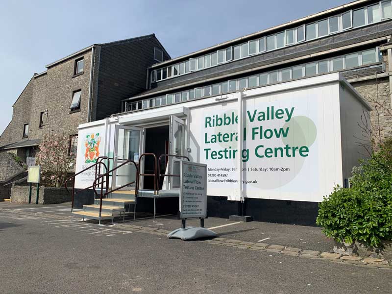 Ribble valley lateral flow testing centre