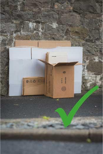 How to put your waste paper and cardboard out for collection.